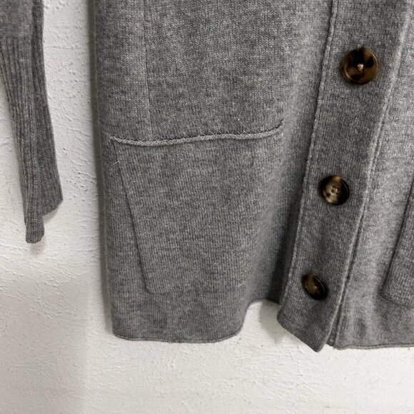 Eileen Fisher Cardigan‎ Sweater Merino Cashmere Blend Shawl Collar Button Up XS - Picture 4 of 12